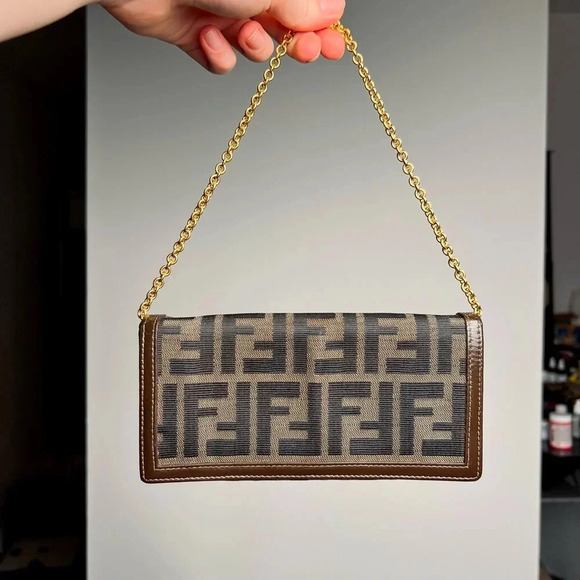 Fendi Handbags - Fendi Zucca Long Wallet